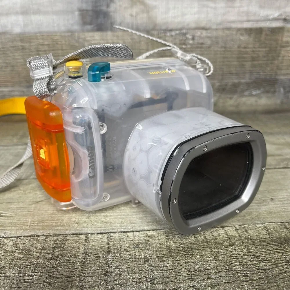 Canon Camera WP-DC21 Waterproof Case 40M/130ft Underwater Untested As Is